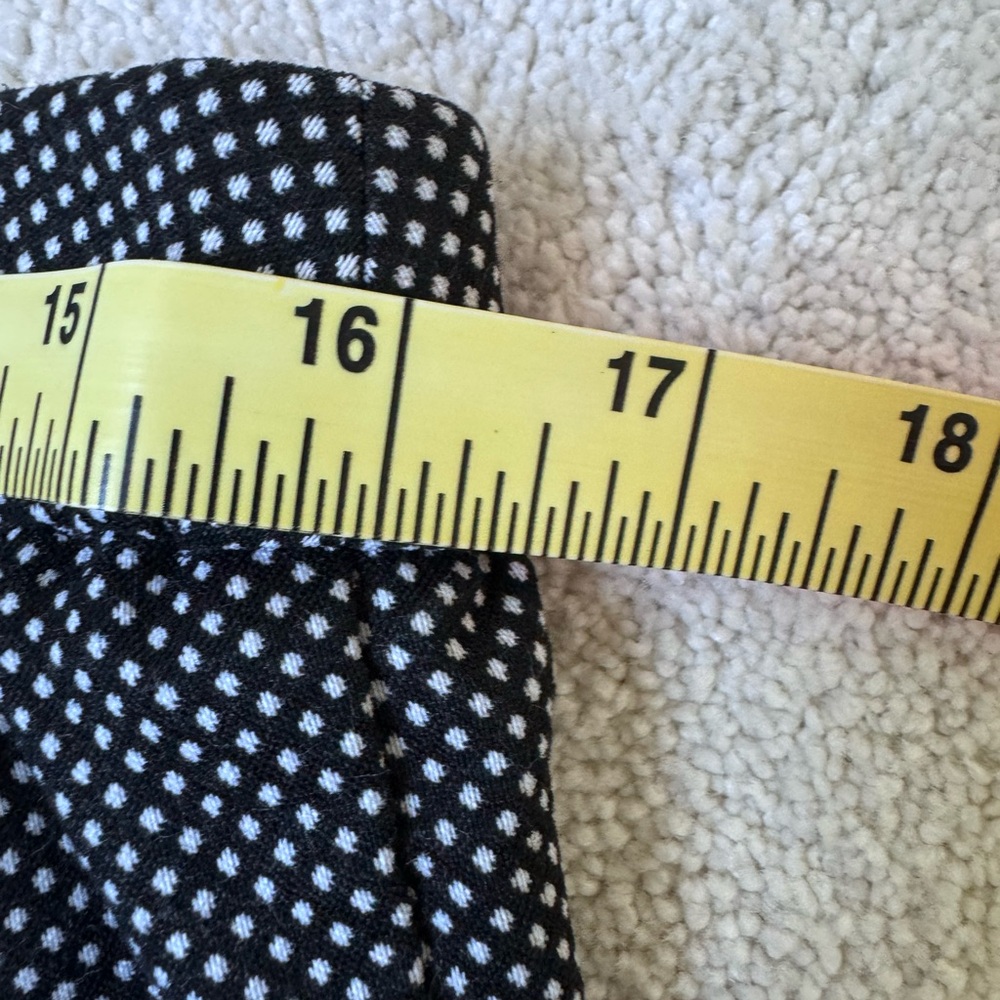 Amanda & Chelsea Women’s Work Pants Size 8, Black & White Polka Dot, Officewear - Picture 9 of 10